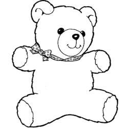 着色页: 熊 (动物) #12204 - 免费可打印着色页