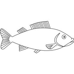 着色页: 鱼 (动物) #17171 - 免费可打印着色页