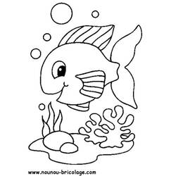 着色页: 海洋生物 (动物) #22003 - 免费可打印着色页