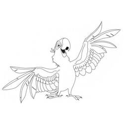 着色页: 鹦鹉 (动物) #16119 - 免费可打印着色页