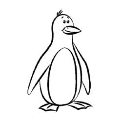 着色页: 企鹅 (动物) #16823 - 免费可打印着色页
