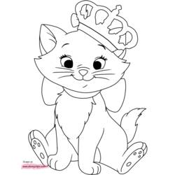 着色页: 贵族猫 (动画电影) #26986 - 免费可打印着色页