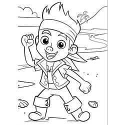 着色页: 杰克和梦幻岛海盗 (动画片) #42470 - 免费可打印着色页