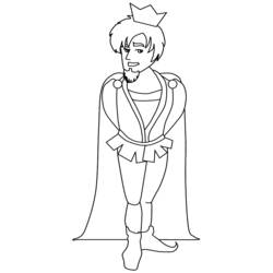 着色页: 王子 (人物) #105871 - 免费可打印着色页