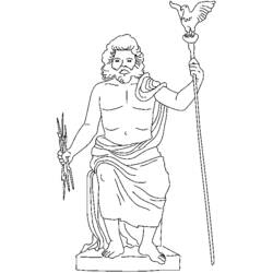 着色页: 罗马神话 (众神与女神) #110017 - 免费可打印着色页