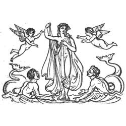 着色页: 罗马神话 (众神与女神) #110035 - 免费可打印着色页