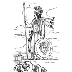 着色页: 罗马神话 (众神与女神) #110073 - 免费可打印着色页