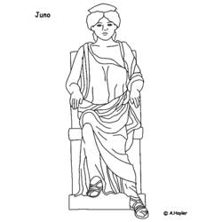 着色页: 罗马神话 (众神与女神) #110253 - 免费可打印着色页