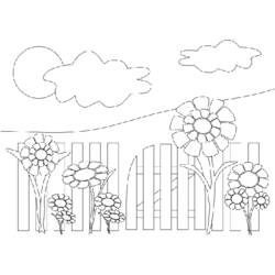 着色页: 花园 (自然) #166347 - 免费可打印着色页
