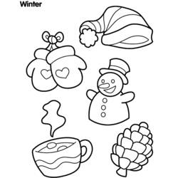 着色页: 冬季 (自然) #164466 - 免费可打印着色页