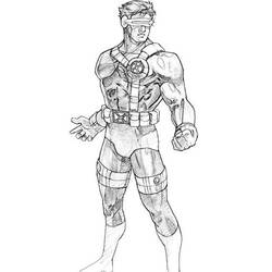 着色页: X战警 (超级英雄) #74453 - 免费可打印着色页