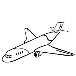 着色页: 飞机 (运输) #134836 - 免费可打印着色页