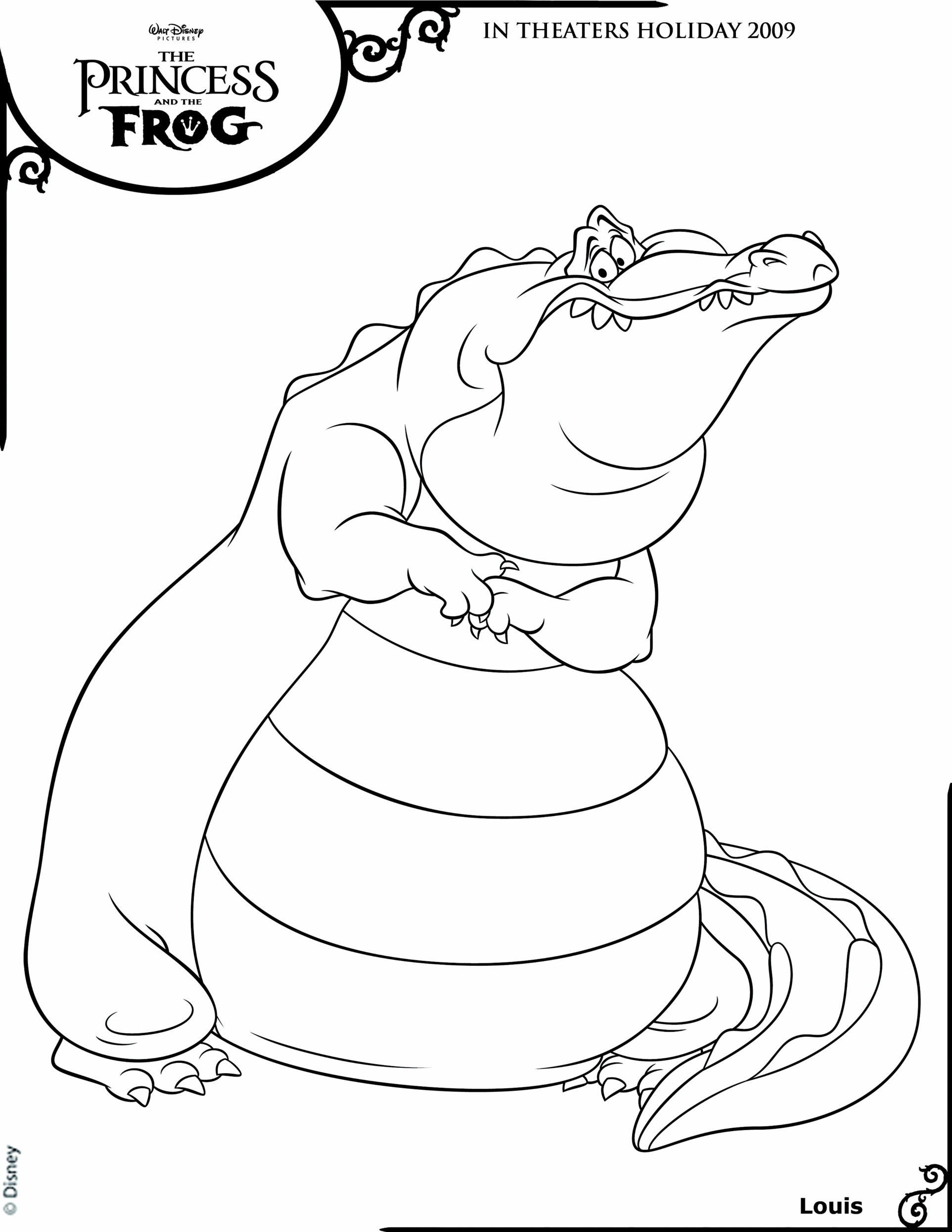 着色页: 短吻鳄 (动物) #430 - 免费可打印着色页
