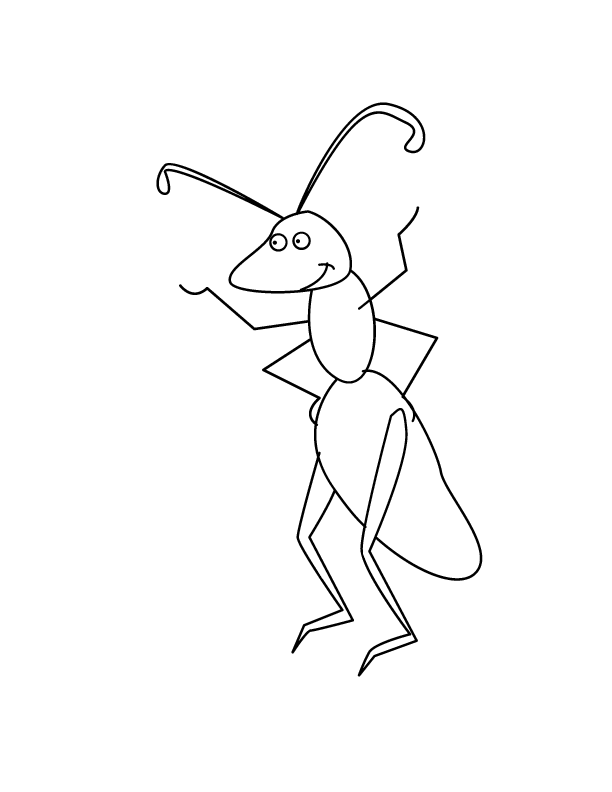 着色页: 蚂蚁 (动物) #6959 - 免费可打印着色页