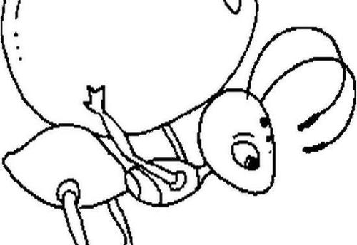 着色页: 蚂蚁 (动物) #7052 - 免费可打印着色页
