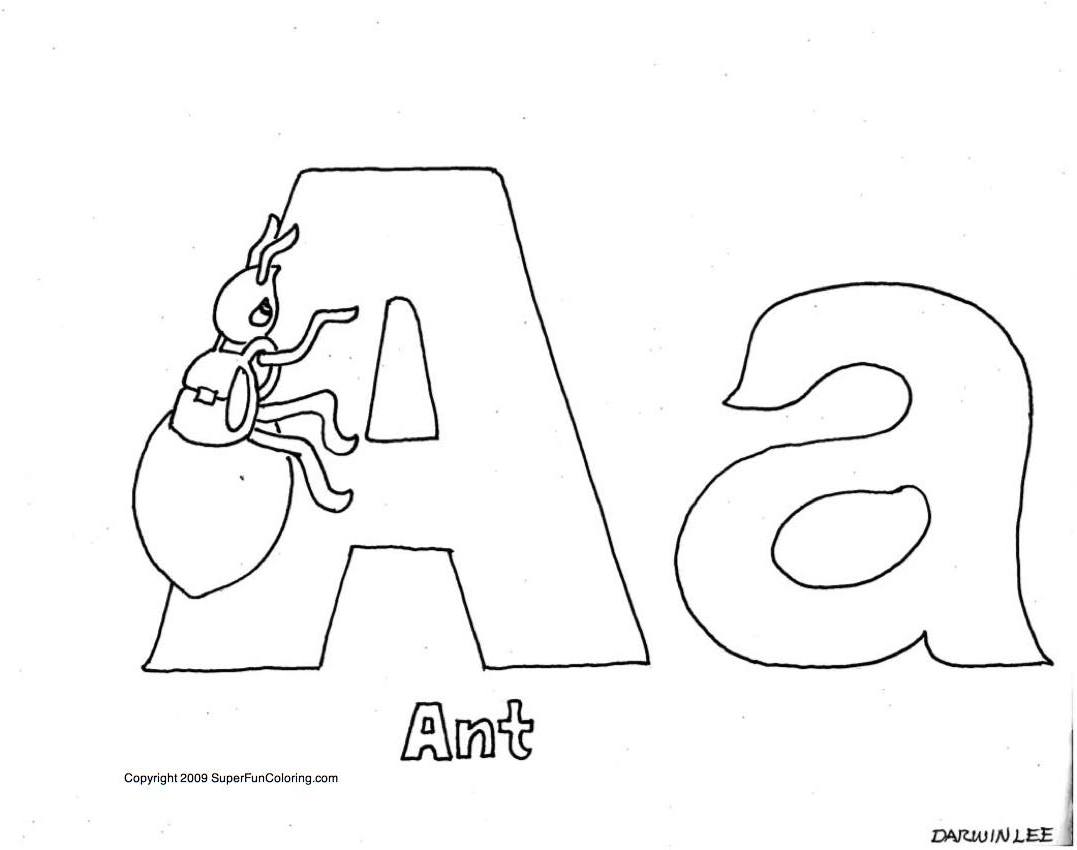 着色页: 蚂蚁 (动物) #7078 - 免费可打印着色页