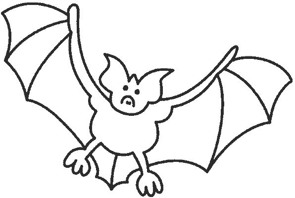 着色页: 蝙蝠 (动物) #1963 - 免费可打印着色页