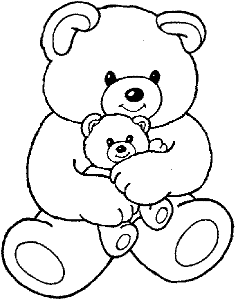 着色页: 熊 (动物) #12186 - 免费可打印着色页