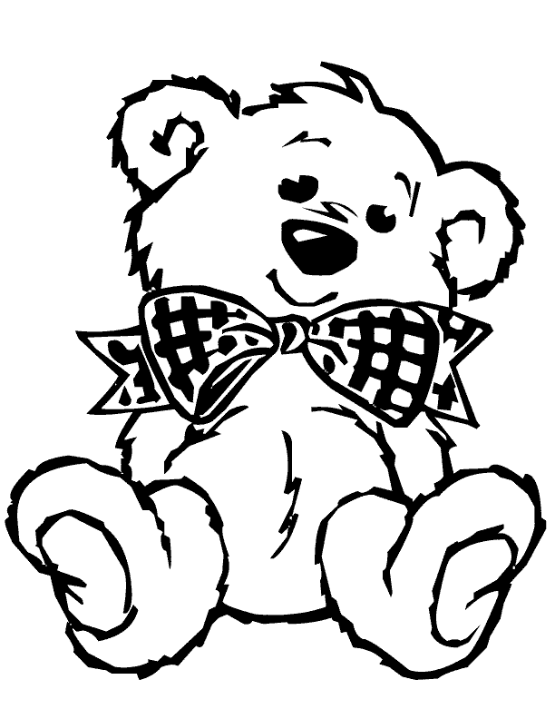 着色页: 熊 (动物) #12205 - 免费可打印着色页
