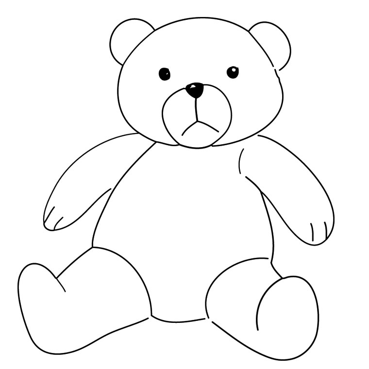 着色页: 熊 (动物) #12211 - 免费可打印着色页