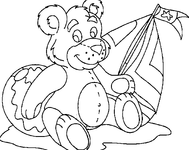 着色页: 熊 (动物) #12215 - 免费可打印着色页