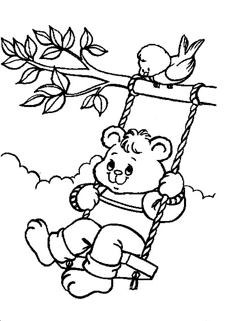 着色页: 熊 (动物) #12246 - 免费可打印着色页