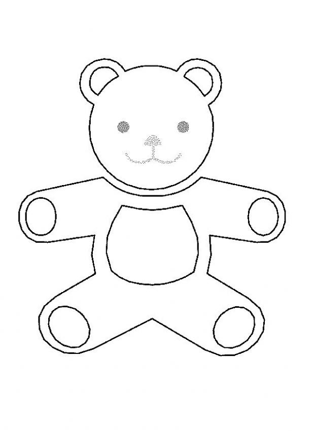 着色页: 熊 (动物) #12247 - 免费可打印着色页