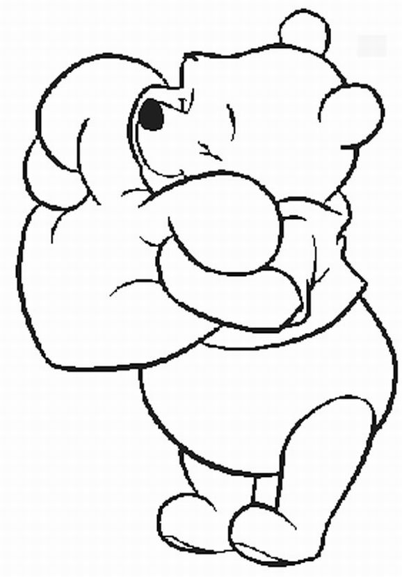 着色页: 熊 (动物) #12274 - 免费可打印着色页