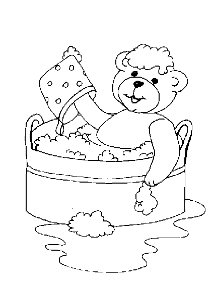 着色页: 熊 (动物) #12287 - 免费可打印着色页