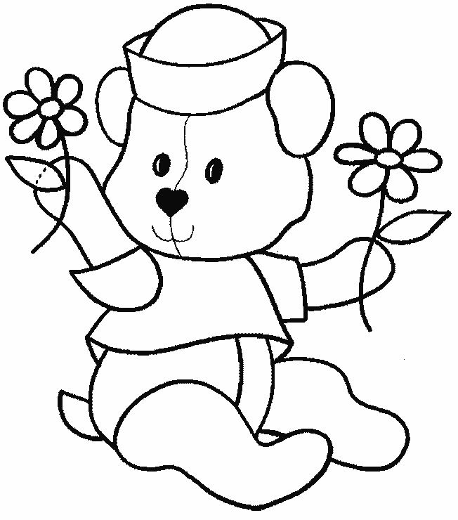着色页: 熊 (动物) #12296 - 免费可打印着色页