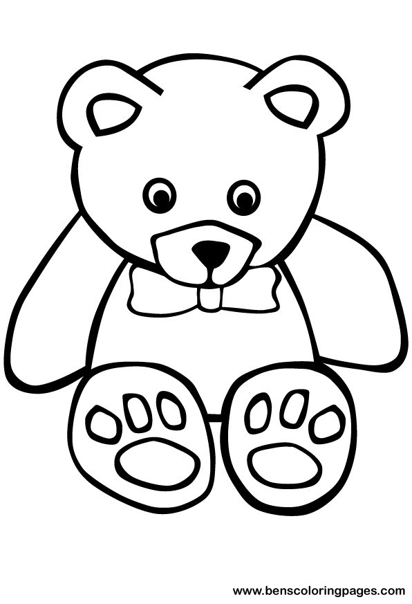 着色页: 熊 (动物) #12312 - 免费可打印着色页