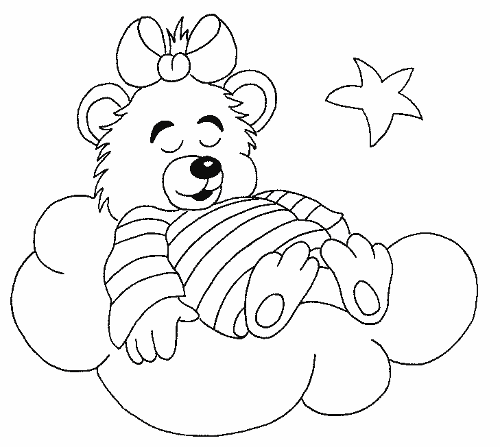 着色页: 熊 (动物) #12323 - 免费可打印着色页