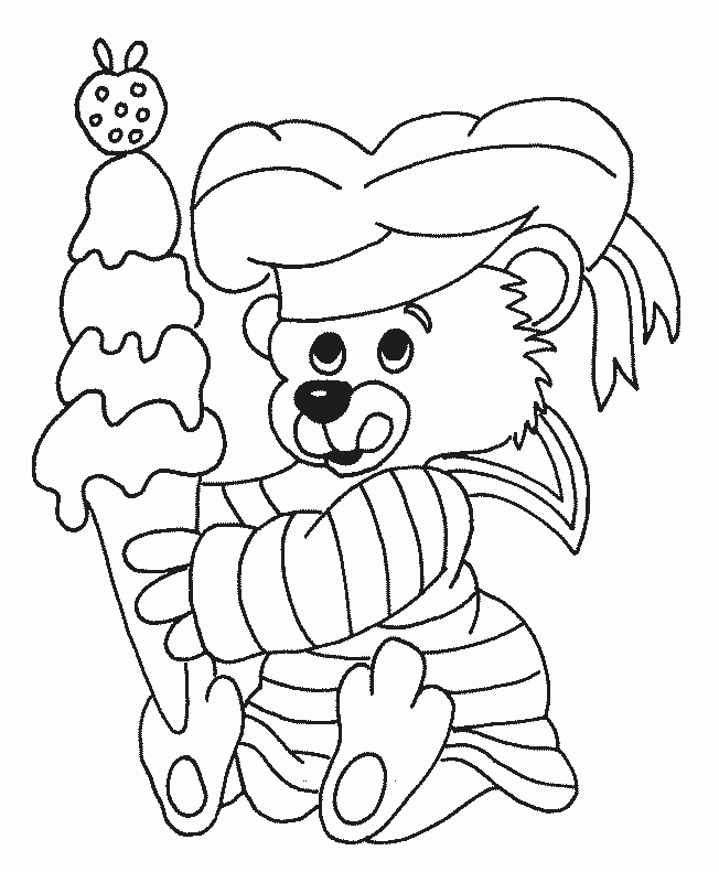 着色页: 熊 (动物) #12324 - 免费可打印着色页