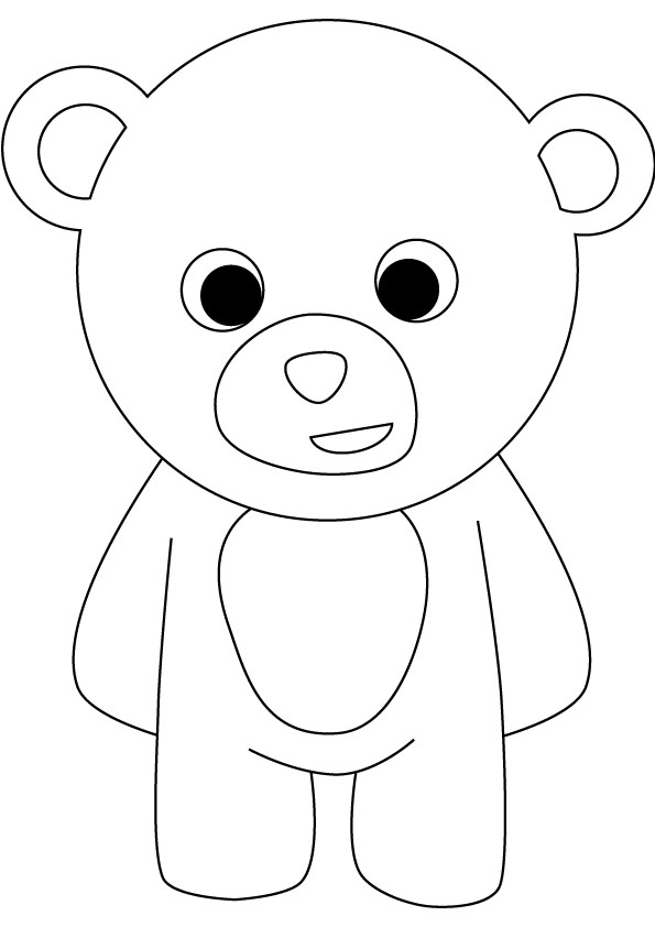 着色页: 熊 (动物) #12372 - 免费可打印着色页
