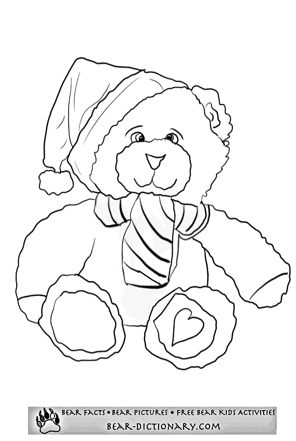 着色页: 熊 (动物) #12380 - 免费可打印着色页