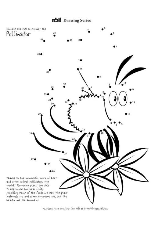 着色页: 蜜蜂 (动物) #144 - 免费可打印着色页