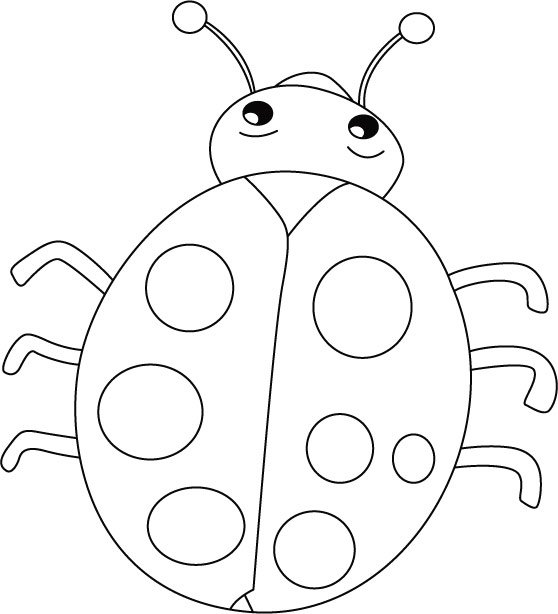 着色页: 瓢虫 (动物) #3427 - 免费可打印着色页