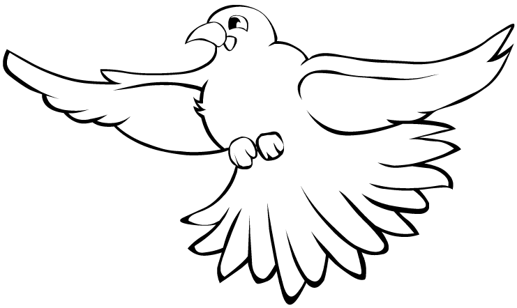 着色页: 鸟类 (动物) #11891 - 免费可打印着色页