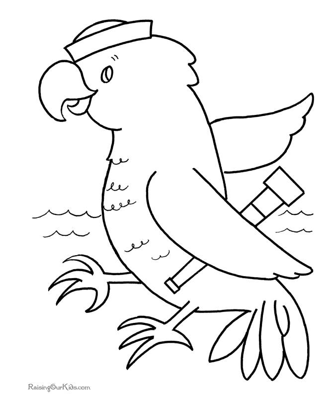 着色页: 鸟类 (动物) #11988 - 免费可打印着色页