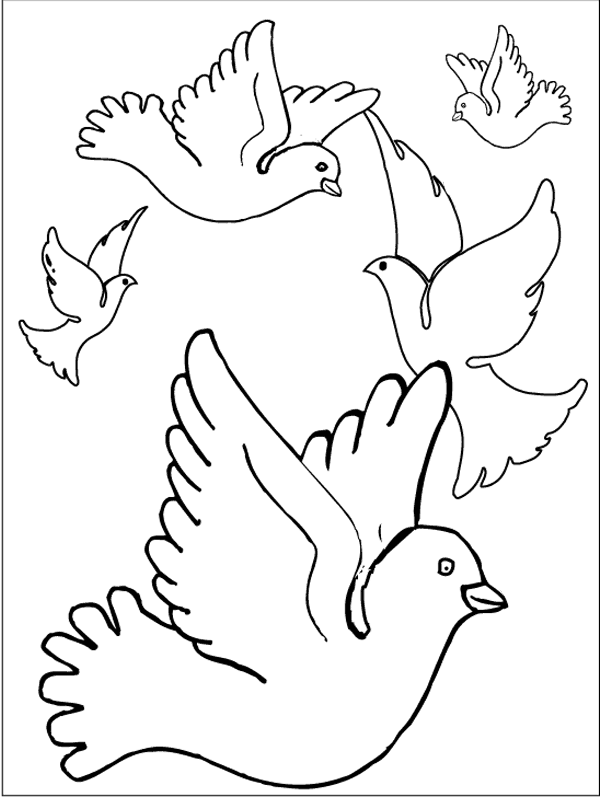 着色页: 鸟类 (动物) #12106 - 免费可打印着色页