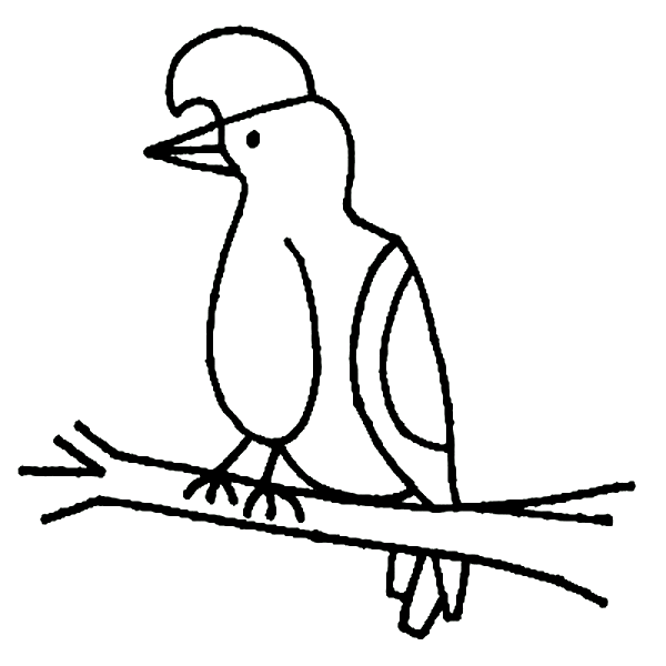 着色页: 鸟类 (动物) #12130 - 免费可打印着色页