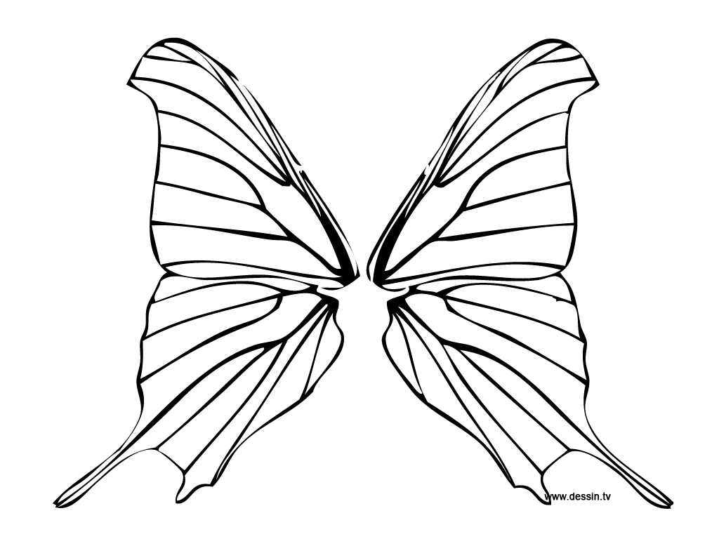 着色页: 蝴蝶 (动物) #15807 - 免费可打印着色页