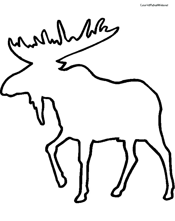 着色页: 驯鹿 (动物) #1556 - 免费可打印着色页