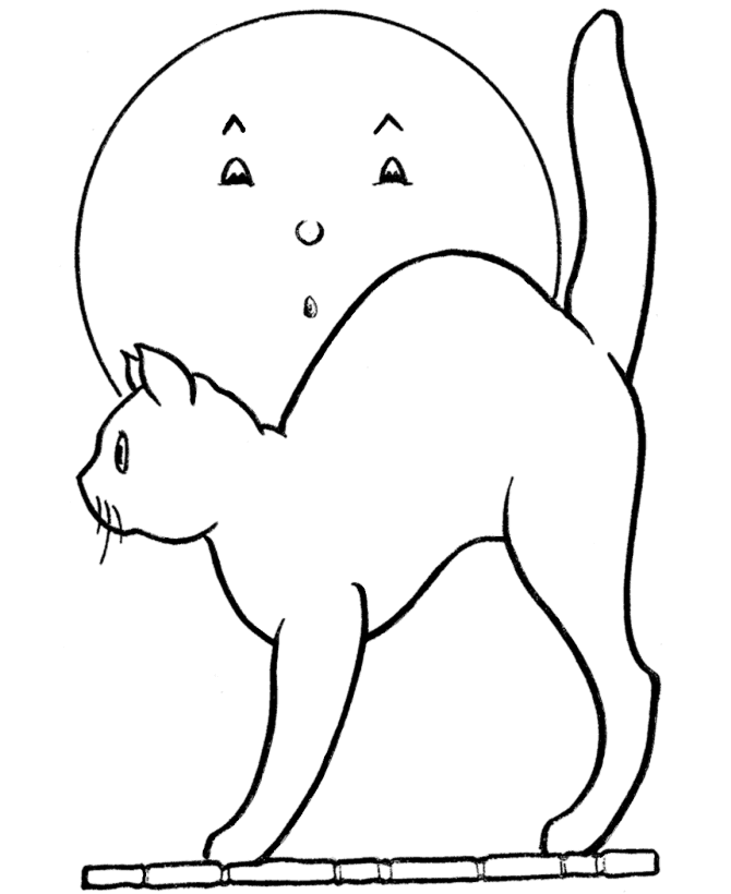 着色页: 猫 (动物) #1960 - 免费可打印着色页