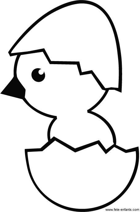 着色页: 小鸡 (动物) #15344 - 免费可打印着色页