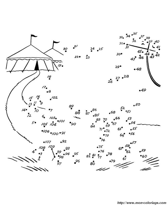 着色页: 马戏团动物 (动物) #20960 - 免费可打印着色页