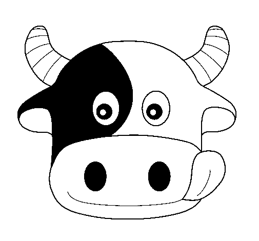 着色页: 奶牛 (动物) #13320 - 免费可打印着色页
