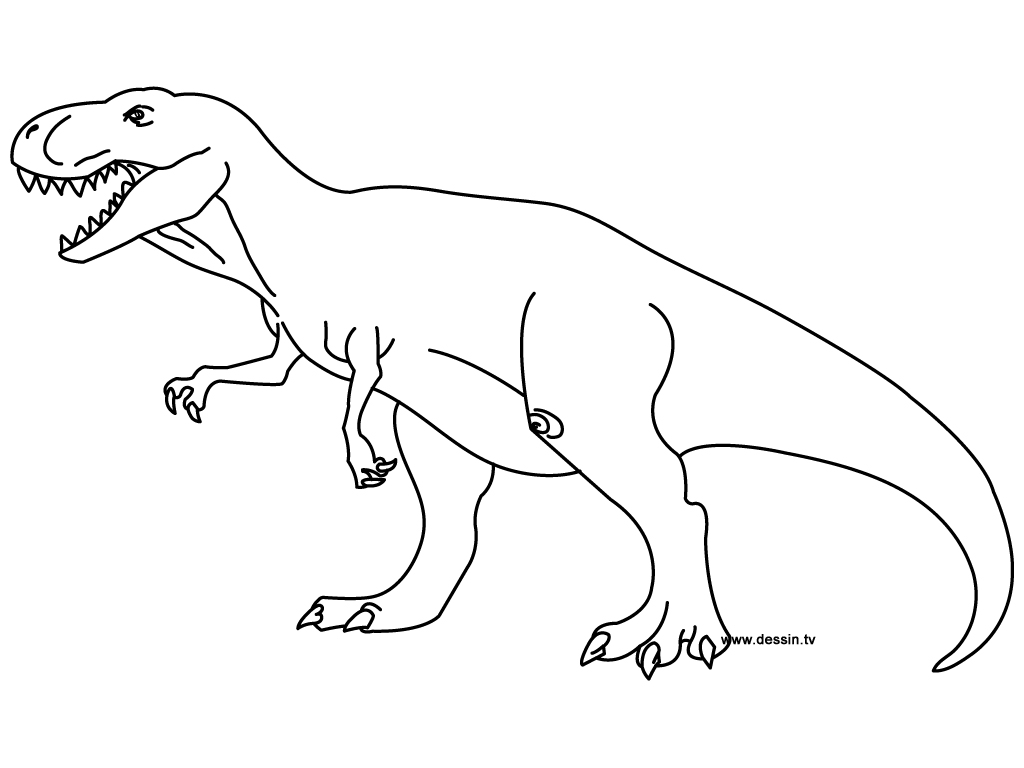 着色页: 恐龙 (动物) #5533 - 免费可打印着色页