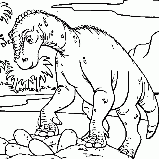 着色页: 恐龙 (动物) #5544 - 免费可打印着色页