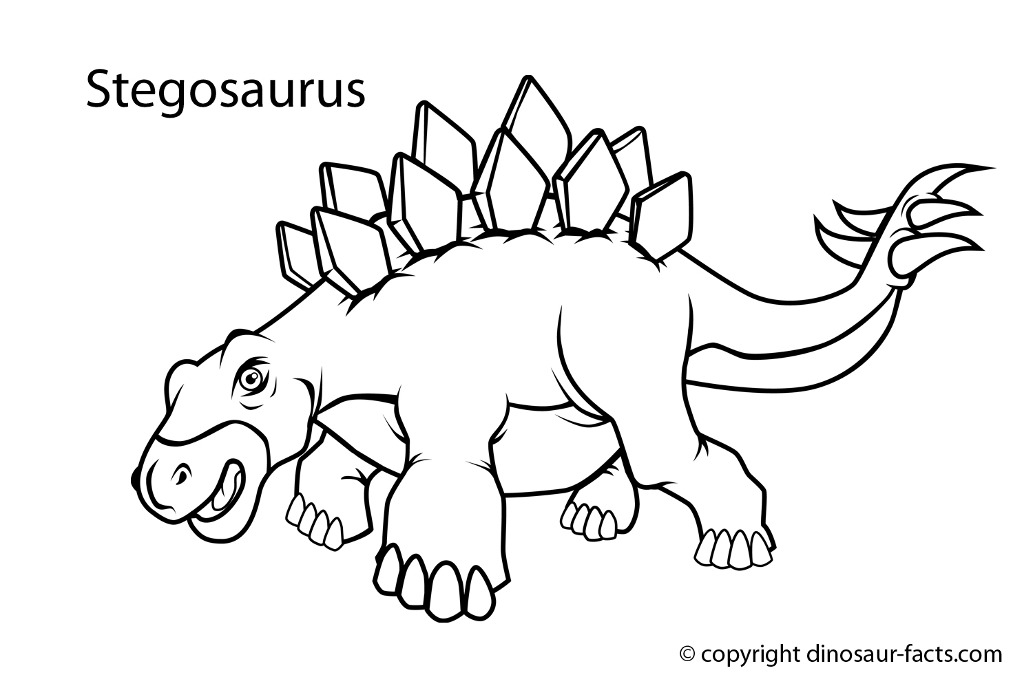 着色页: 恐龙 (动物) #5549 - 免费可打印着色页